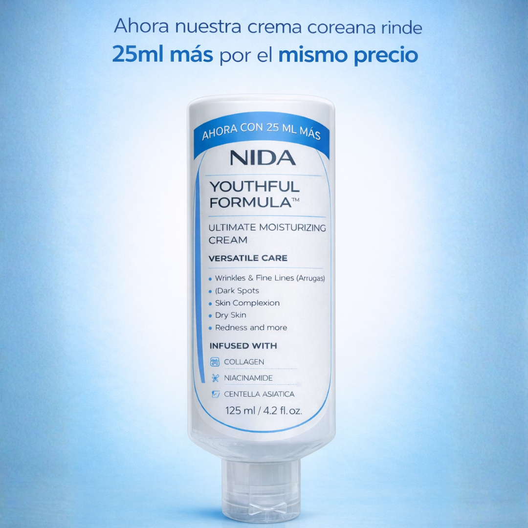 Crema Nida 2x1 – Hidratación que se nota desde la primera noche