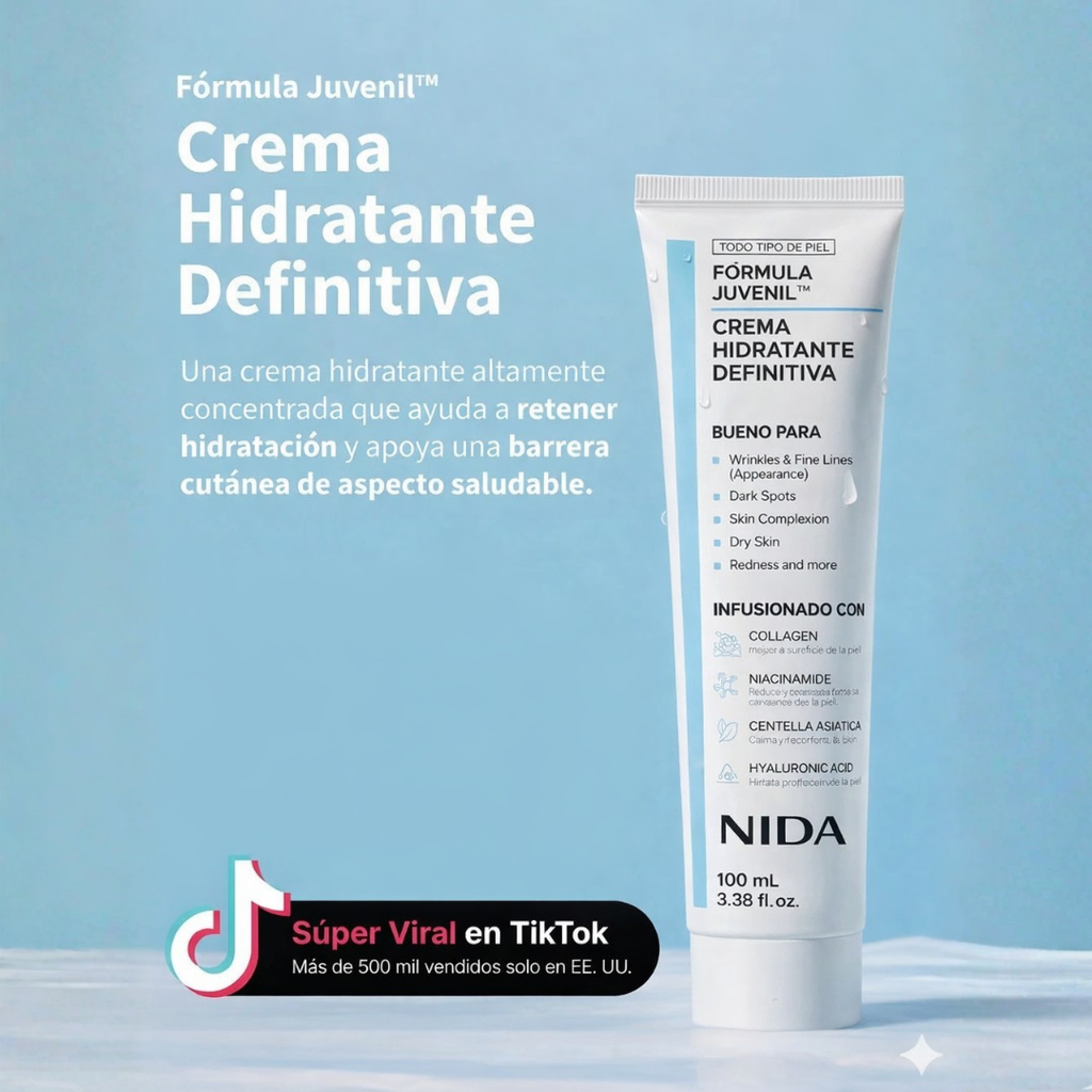 Crema NIDA 2X1 – Hidratación que se nota desde la primera noche